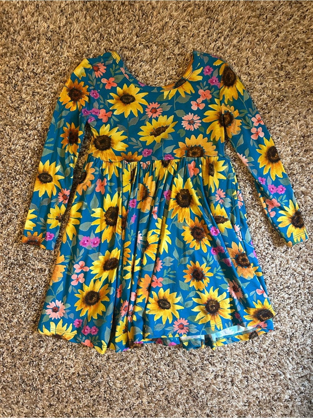 Little Sleepies Sunflower Long Sleeve flutter twirl
